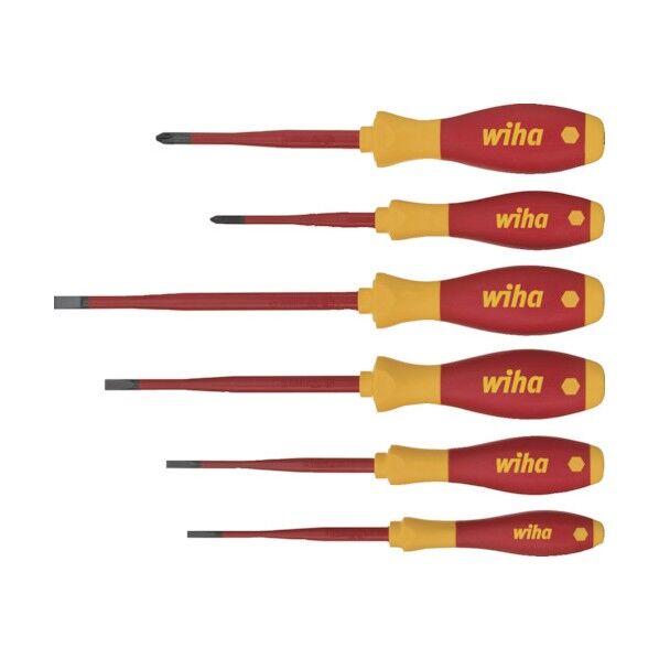 絶縁ドライバー スリムフィックス ドライバーセット(プラス・マイナス) 3201K6 1セット