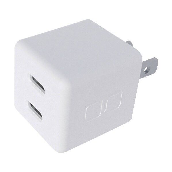 PD20W対応2ホ゜ートC×2 充電器 ホワイト CIO-PD20W2C-WH 1点