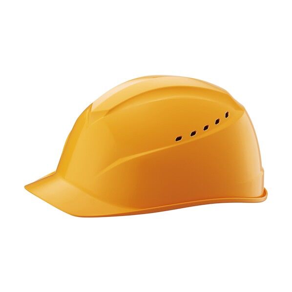 エアライトS搭載ヘルメット(アメリカンタイプ・溝付・通気孔付) 帽体色:イエロー 01230-JZ-Y2-J 1個