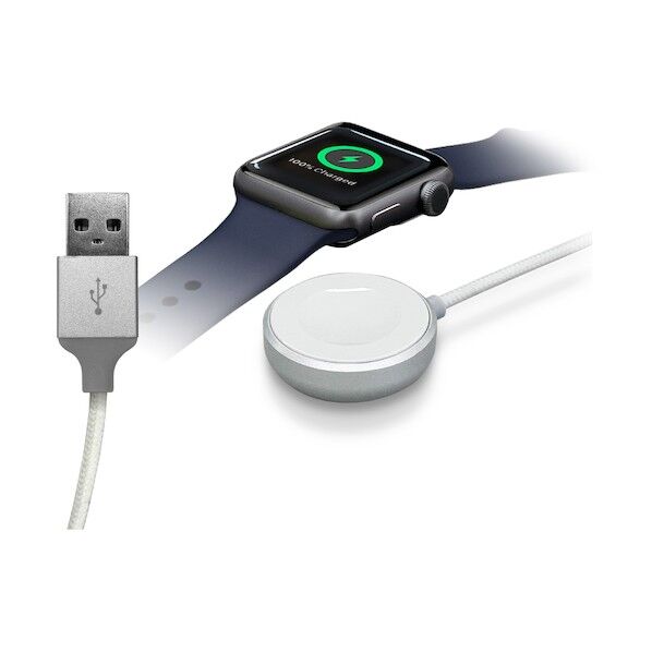 【+ECO】アップル社認定 アップルウォッチ用充電ケーブル MUJ-EAPW200 SL 1個