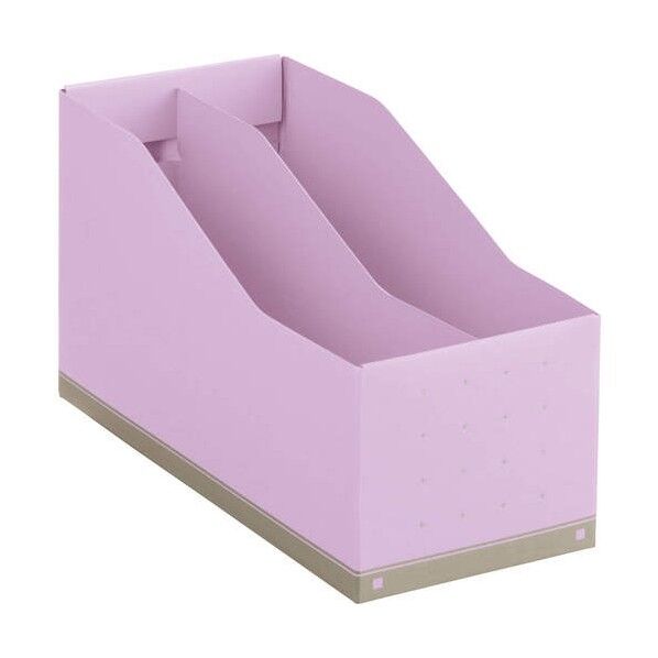 ボックスファイル パープル BF-877 1点