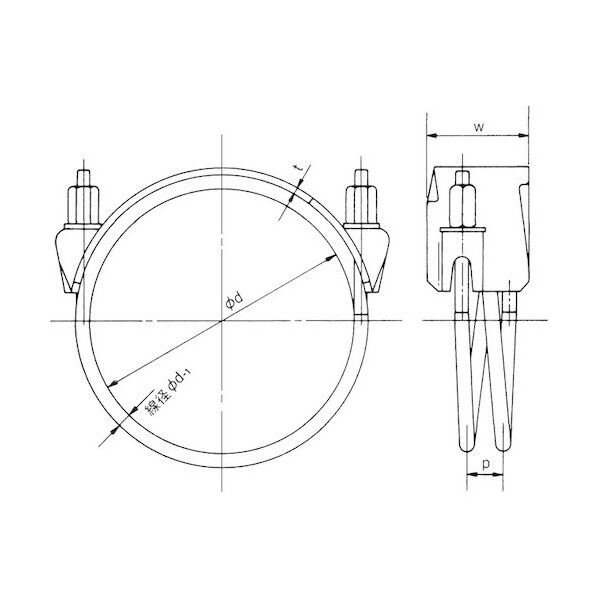 パワーバンドSS(ラインエース用)径50LA 92370-050LA 1点