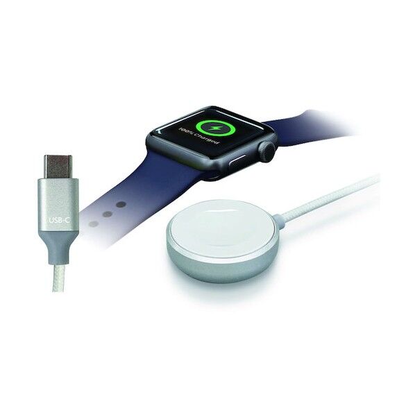 【+ECO】アップル社認定、アップルウォッチ用充電器USB-Cケーブル MUJ-CAPW1M SL 1個