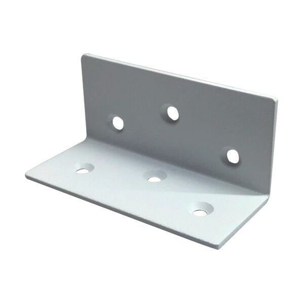 2x4サポート L型アングル タイプ1 ホワイト (板厚t)2x(W)80x(A)37x(B)37(穴径)5(mm) 10179066 1個