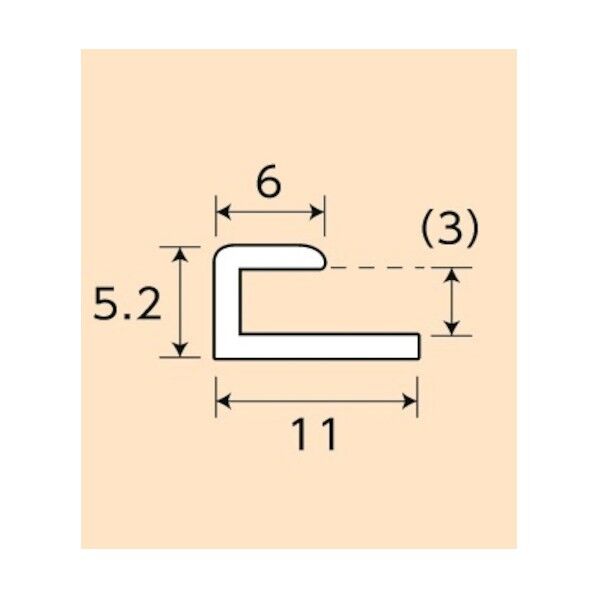 樹脂ジョイナー コ型