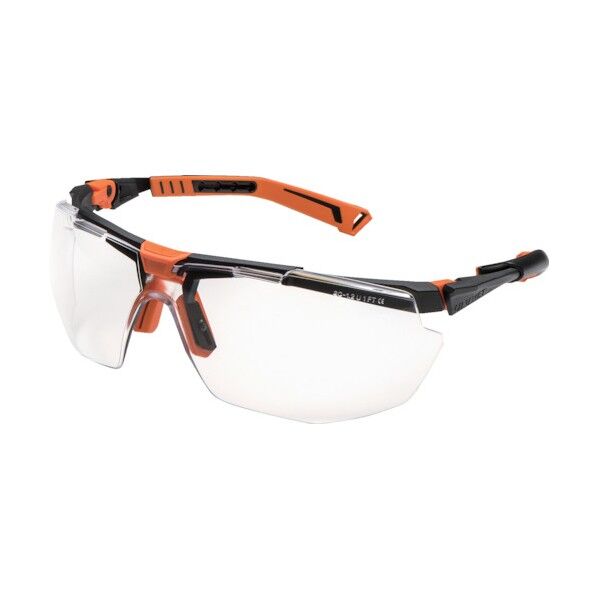一眼型保護メガネ 5X1 ブラック×オレンジ 5X1.40.02.00 1点
