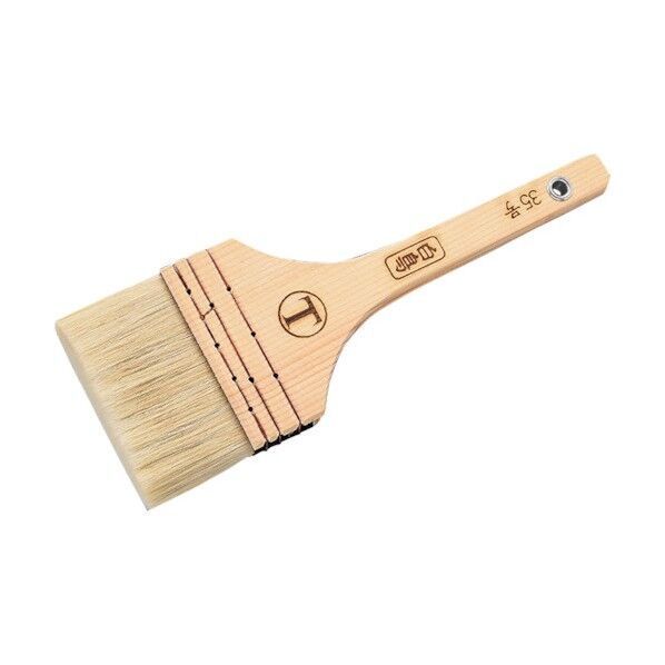 白鳥水性 平刷毛 白 35号 1025740035 1本