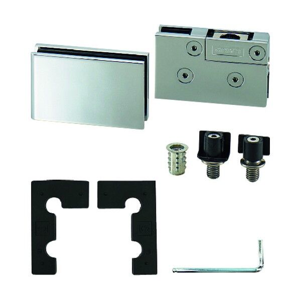 170041445 GS-GH20-CR/ガラス蝶番 GS-GH20-CR 1点