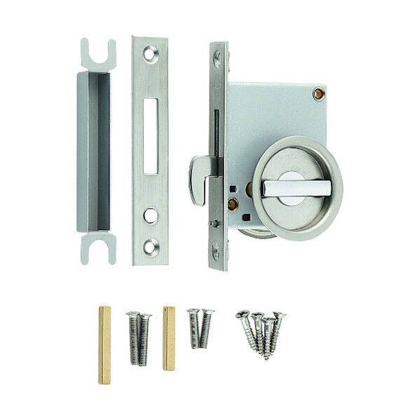 スガツネ 140183251 HC-30/ステンレス鋼製引戸掘込カマ錠 HC-30(140-183-251) 1点...