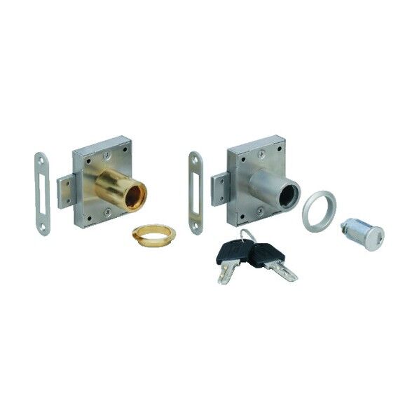 (150060193)シリンダー脱着式面付シリンダー錠 6830-30MKDN 1個