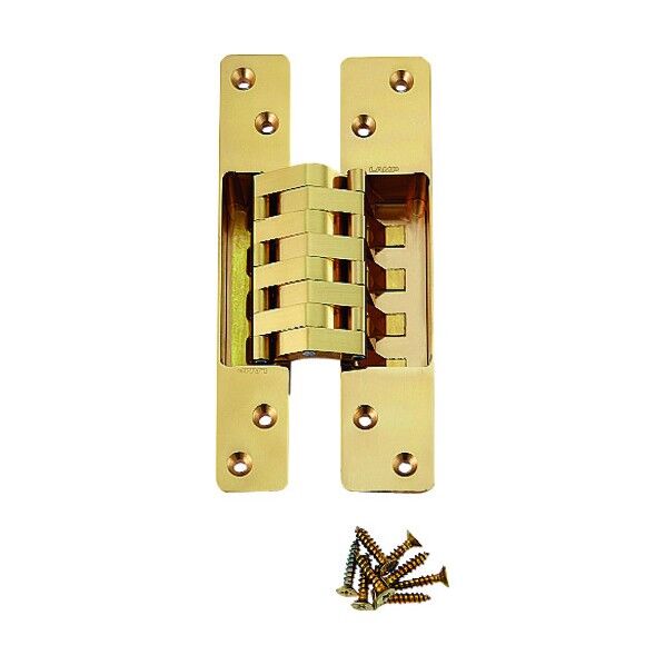 ランプ印 建築ドア用隠し丁番 HES-3038BK型 PB 隠し丁番 HES-3038BK(170-091-013) 1個