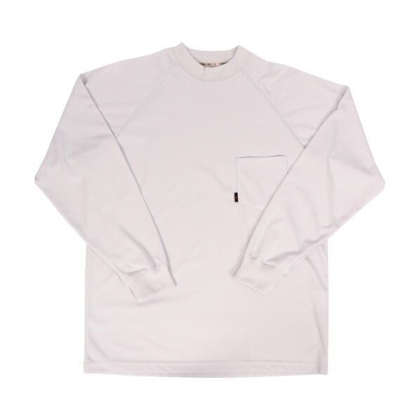 COOLCOMFORT長袖ローネックシャツホワイト3L1着 6701013L 1着