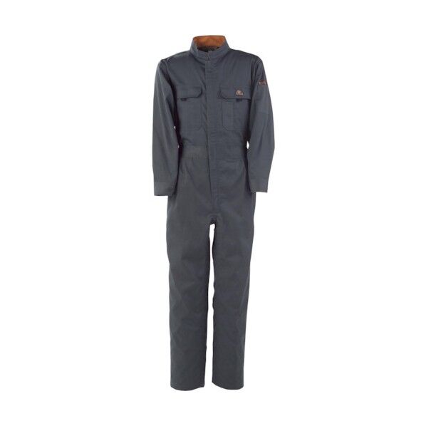 T/C長袖つなぎ服チャコールグレー4L1着 6609744L 1着