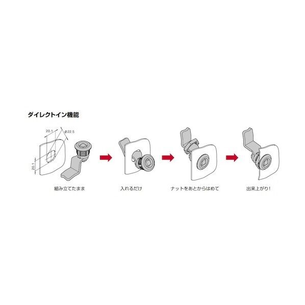 140200735 200-9077ポリアミドクオーターターン 200-9077 1セット