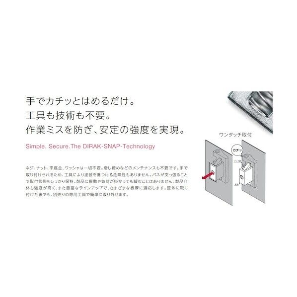 180゜開き面付小型蝶番 418-9301型