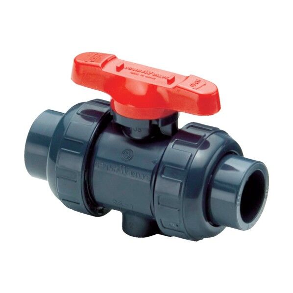 塩ビ製21α型ボールバルブ(ネジ込ミ式) ネジ込ミ式 VABUENJ032 1個