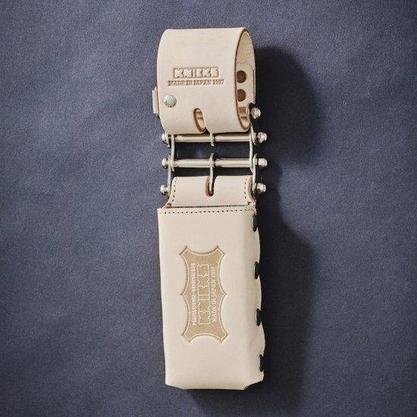 総ヌメ革3連結チェーン鳶レベルホルダー(ブラウン)