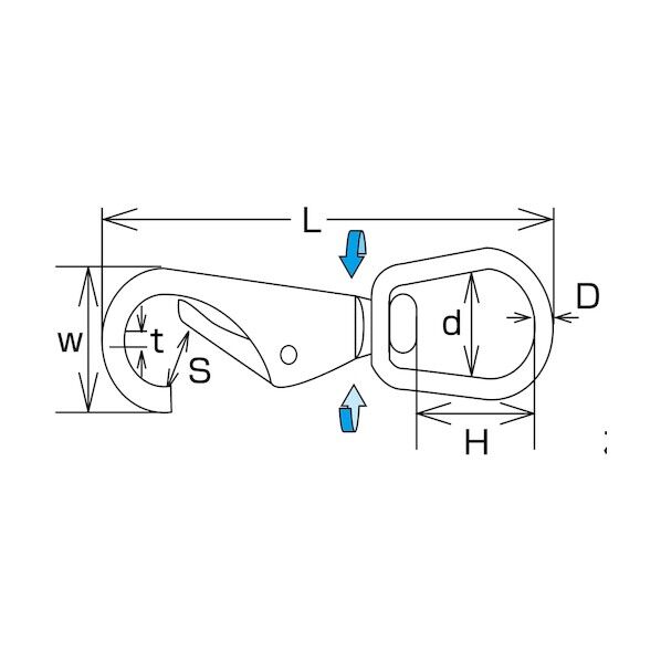 ステンレス スイベルスナップ