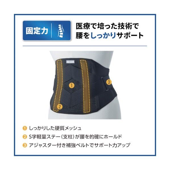 日本シグマックス メディエイド サポーター しっかりガード腰スタンダードプラスLLサイズ 338204 1点...