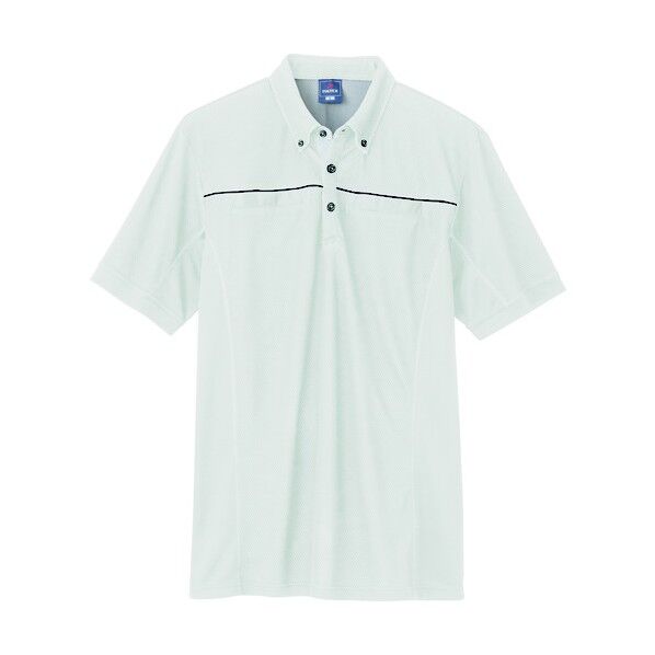 半袖ポロシャツ(男女兼用) 001ホワイト SS 551044 1