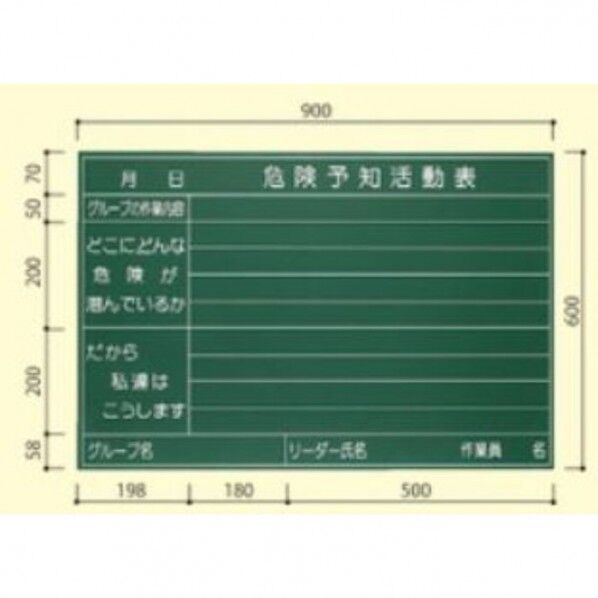 大平産業 危険予知黒板(071-1135) K-100 1台