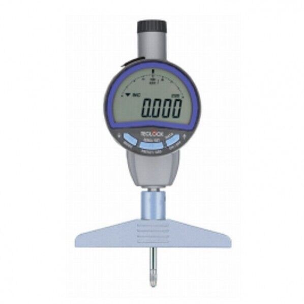 テクロック デジタルデプスゲージ最小表示量0.001mm Φ3.2鋼球測定子タイプ(受注生産品) DMD-2410A 1台...