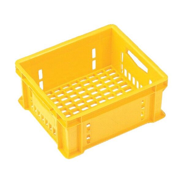 飲料輸送用容器 201264 ミルククレートS-20-2(ストロー付ゲーブルトップパック300ml×20本用) 黄 201264YE00 1点
