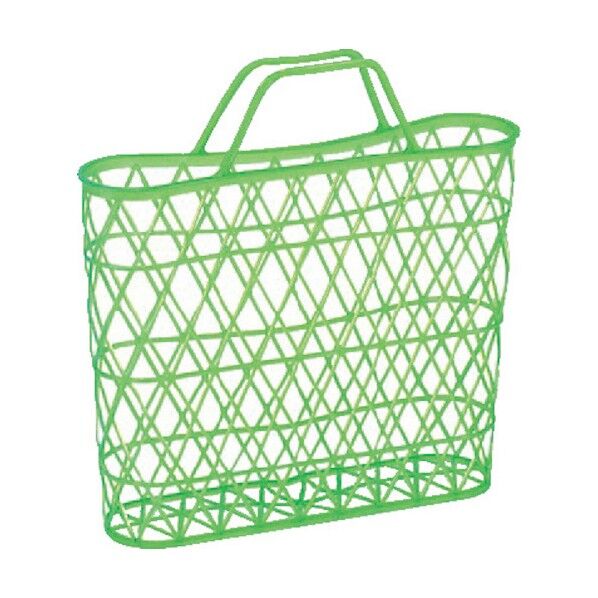 サンコー 手提篭 500800 (平)特大 緑 500800GR00 1点