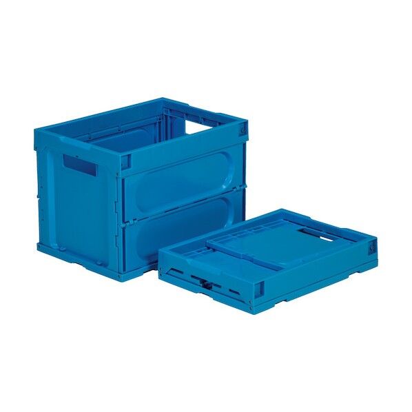折りたたみコンテナー 552200 オリコン38B(2) 青