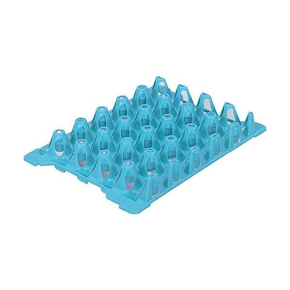 鶏卵資材 400711 エッグトレー20-2B 青 400711BL00 1点