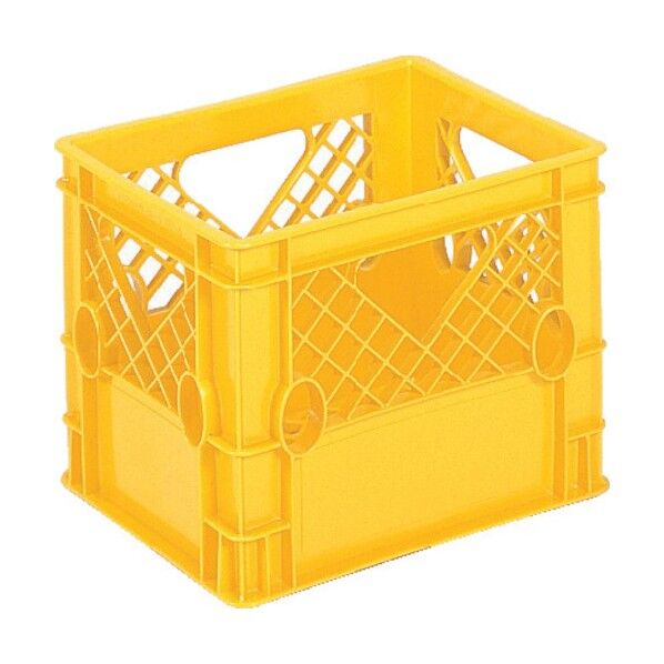 飲料輸送用容器 201952 ピュアクレート12P-4(ゲーブルトップパック1L×12本用) 黄 201952YE00 1点