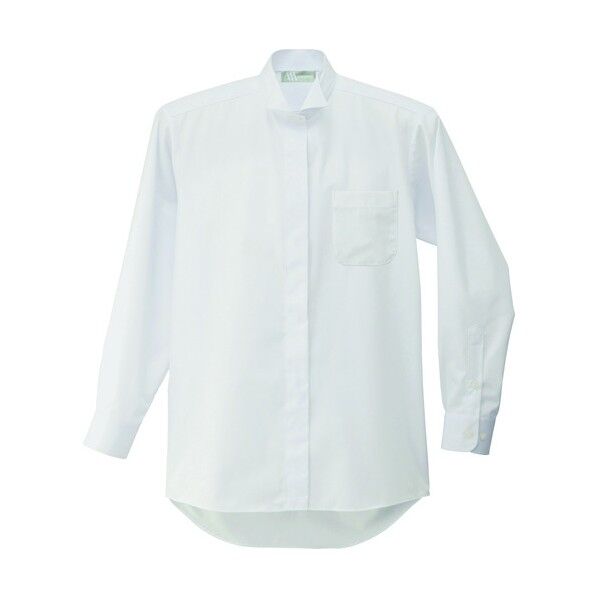 レディースウィングカラーシャツ 001ホワイト 3L 861209 1