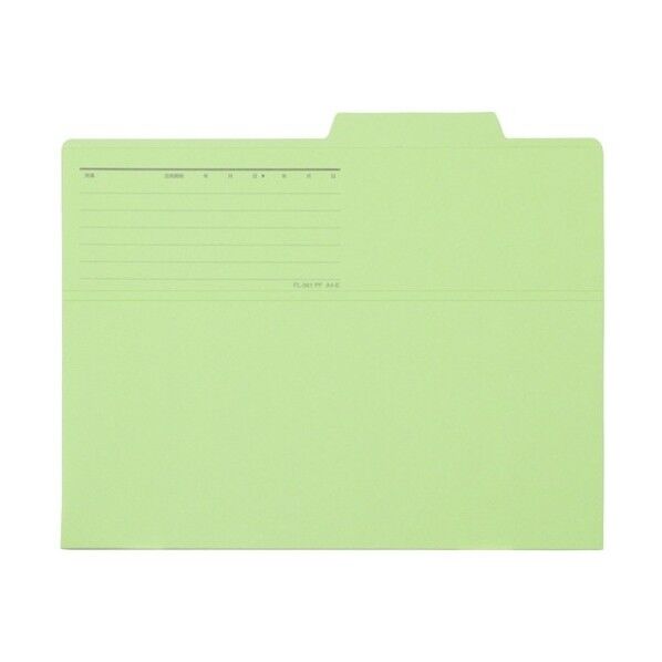 持出しフォルダー FL-061PF A4E 緑 294592 FL-061PF(10) GR 10枚