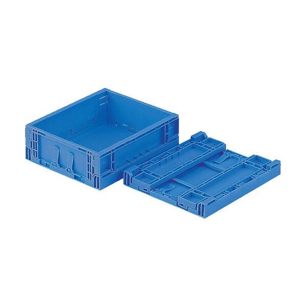 折りたたみコンテナー 556350 オリコンEP5B 青 556350BL00 1点