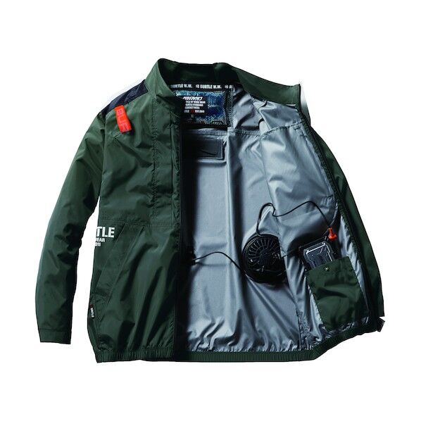 バートル(BURTLE) ACブルゾンAC2011-14-Mミルスグリーン AC2011-14-M 1着