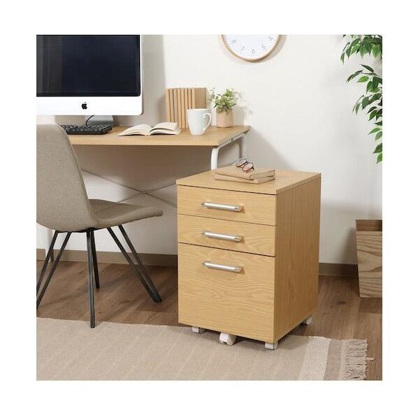 サイドチェスト プレーン メープル 便利グッズ(文具・OA機器) 13524 SC4060 NP 1台