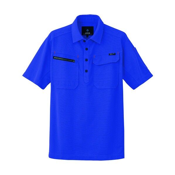 半袖ポロシャツ(男女兼用) 006ロイヤルブルー L 10609 1