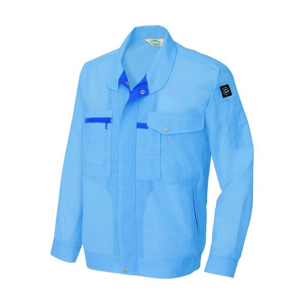 長袖サマーブルゾン（男女兼用） 007サックス L 5360 1