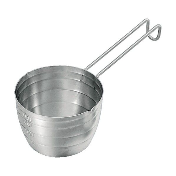 ステンレス計量カップ手付