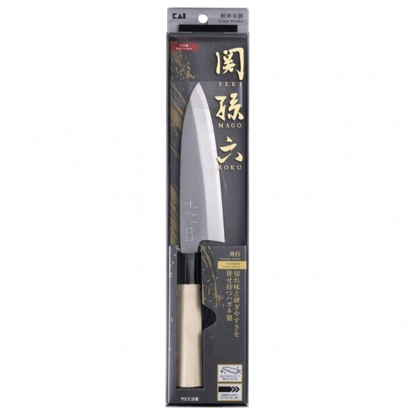 関孫六 銀寿本鋼和包丁 舟行