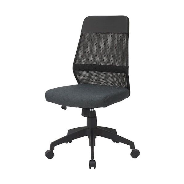 メッシュバックチェア ブラック CNN-005BK 1点