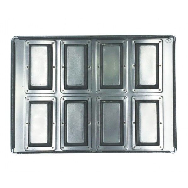 シルバー フィナンシェ天板8P 8P M シリコン付