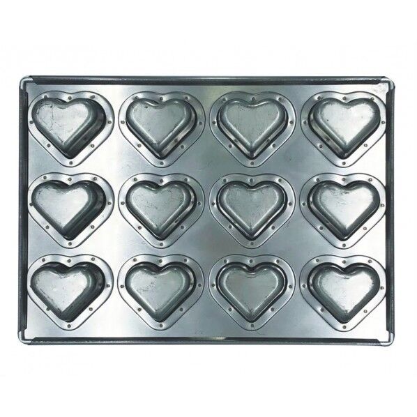 シルバー ナチュラルハート天板12P 12P M シリコン付