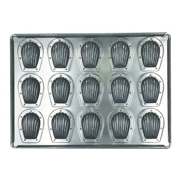 シルバー ミニマドレーヌ天板15P 15P M シリコン付