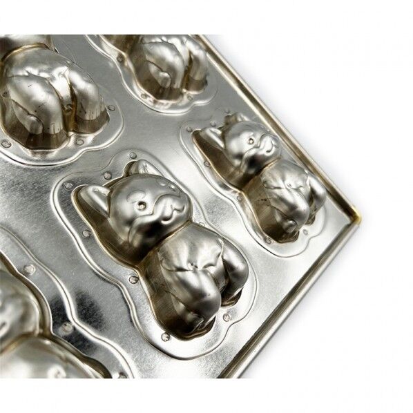 シルバー柴犬のわん吉天板8P