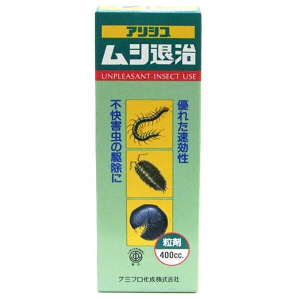 ムシ退治 粒剤 不快害虫の駆除と予防に 66×66×184(mm) 400CC 00147670480000 1本
