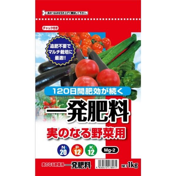 セントラルグリーン 一発肥料 果菜類専用 1kg 1個