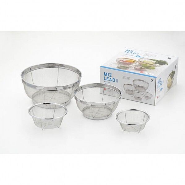 ステンレスざる 13・15・19・25cm SJ3468 4個