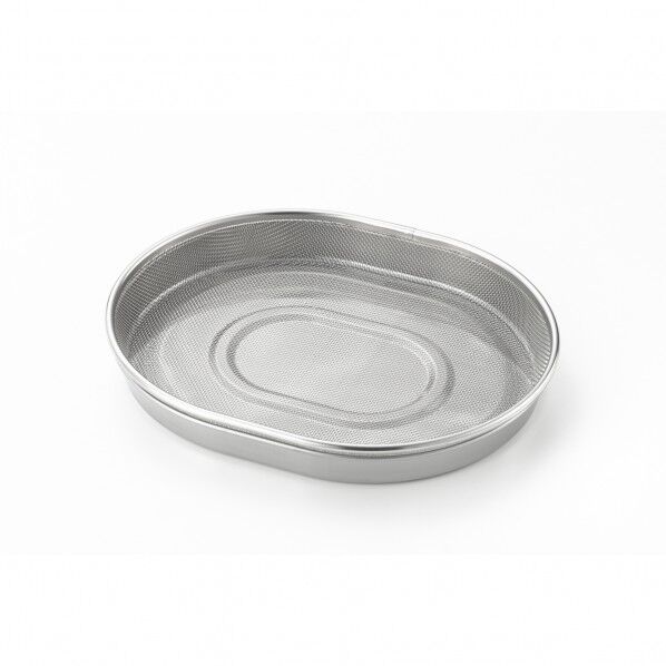 食道楽 小判型ざる&トレーセット SJ3200 1個