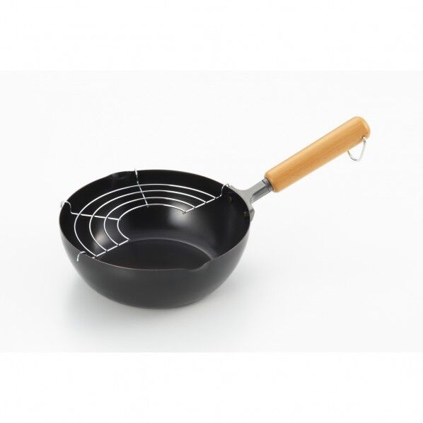 木柄炒め兼用天ぷら鍋20cm SJ3169 1個